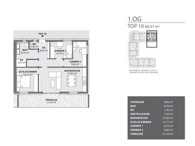 Wohnung kaufen in 8280 Fürstenfeld