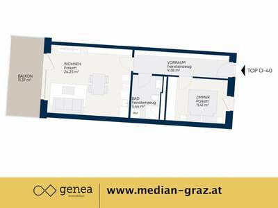 Wohnung mit Balkon mieten in 8020 Graz (Bild 2)