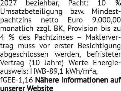 Gewerbeobjekt mieten in 1120 Wien