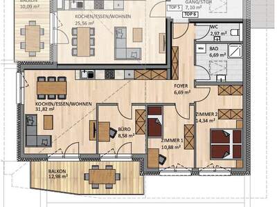 Wohnung mit Balkon kaufen in 6215 Achenkirch (Bild 2)