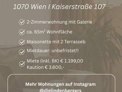 Mietwohnung in 1070 Wien