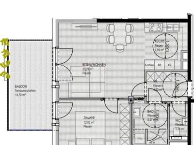Terrassenwohnung mieten in 5671 Bruck (Bild 2)