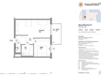 Wohnung mit Balkon mieten in 1220 Wien (Bild 1)