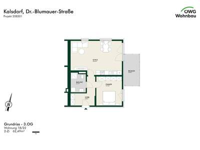 Wohnung mieten in 8401 Kalsdorf