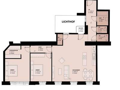 Altbauwohnung mit Balkon mieten in 1010 Wien (Bild 2)