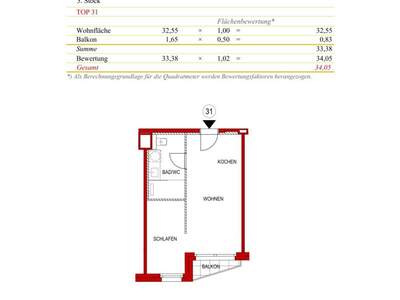 Wohnung mit Balkon kaufen in 1100 Wien (Bild 3)