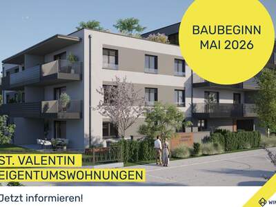 Wohnung mit Balkon kaufen in 4300 St. Valentin
