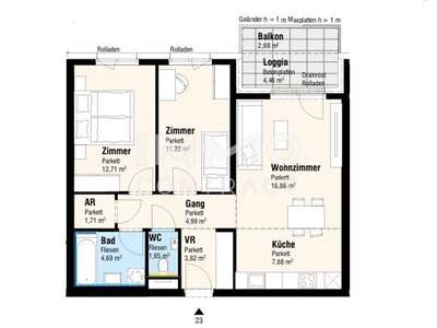 Wohnung mit Balkon kaufen in 2326 Lanzendorf (Bild 3)