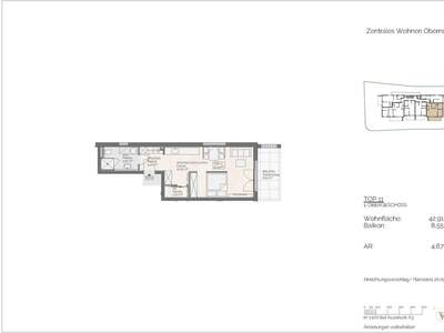 Wohnung mit Balkon kaufen in 5110 Oberndorf (Bild 5)