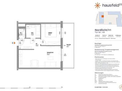 Wohnung mit Balkon mieten in 1220 Wien (Bild 1)