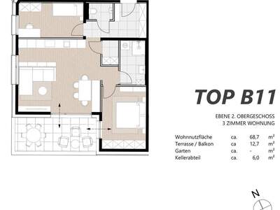 Wohnung kaufen in 6401 Inzing