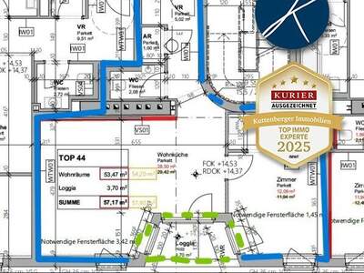 Terrassenwohnung mieten in 1100 Wien (Bild 5)