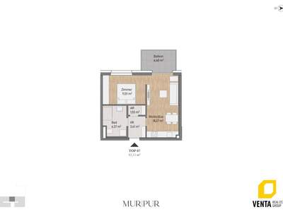 Wohnung mit Balkon kaufen in 8020 Graz (Bild 1)