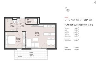 Wohnung mit Balkon kaufen in 5161 Elixhausen (Bild 3)