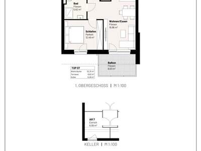 Wohnung mit Balkon kaufen in 4320 Perg (Bild 3)