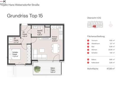 Wohnung mit Balkon kaufen in 5020 Salzburg (Bild 2)