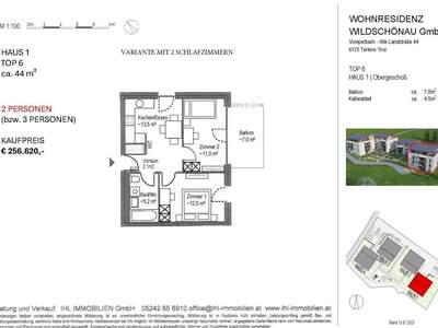 Wohnung mit Balkon kaufen in 6311 Oberau (Bild 5)