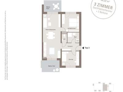 Wohnung mit Balkon kaufen in 8010 Graz (Bild 5)