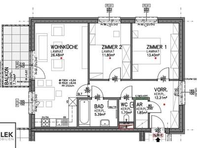 Wohnung mit Balkon mieten in 7000 Eisenstadt (Bild 2)