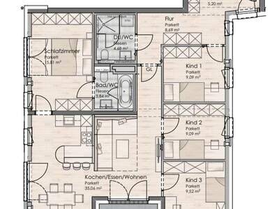 Wohnung mit Balkon kaufen in 83416 Saaldorf (Bild 2)