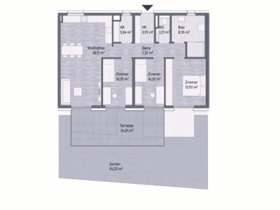 Terrassenwohnung kaufen in 8010 Graz Jakomini