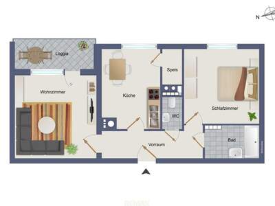 Wohnung mit Balkon kaufen in 8112 Gratwein (Bild 2)