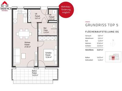 Wohnung mit Balkon kaufen in 5020 Salzburg (Bild 4)