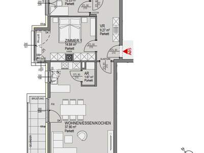 Wohnung mit Balkon kaufen in 8042 Graz (Bild 5)