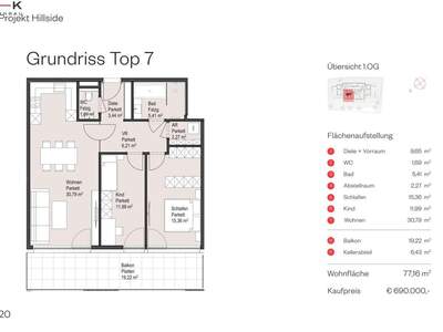 Wohnung mit Balkon kaufen in 5163 Mattsee (Bild 3)