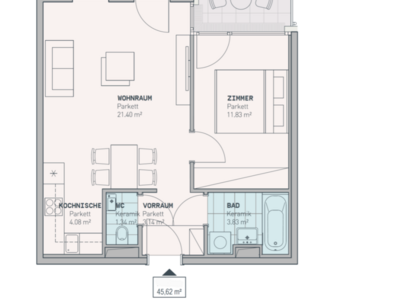 Apartment provisionsfrei mieten in 1090 Wien