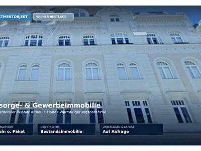 Anlageobjekt kaufen in 1180 Wien
