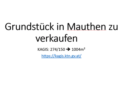 Grundstück provisionsfrei kaufen in 9640 Kötschach