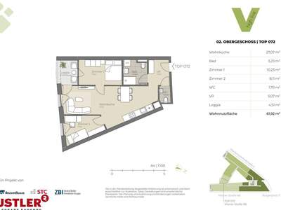 Wohnung mit Balkon mieten in 4020 Linz (Bild 1)