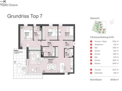 Wohnung mit Balkon kaufen in 5082 Grödig (Bild 2)