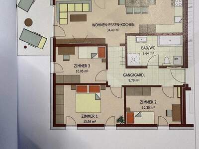 Terrassenwohnung mieten in 6850 Dornbirn (Bild 5)