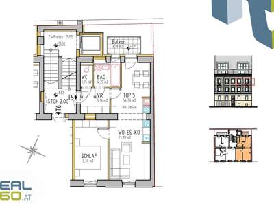 Terrassenwohnung kaufen in 4020 Linz (Bild 3)