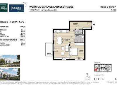 Terrassenwohnung mieten in 1220 Wien (Bild 5)