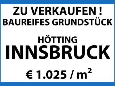 Grundstück kaufen in 6020 Innsbruck