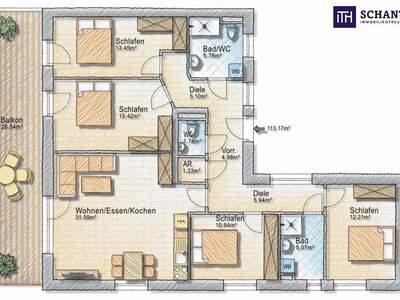 Terrassenwohnung kaufen in 8041 Graz (Bild 3)