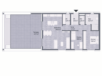 Terrassenwohnung kaufen in 8010 Graz Jakomini