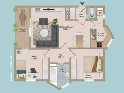 Wohnung kaufen in 9500 Villach