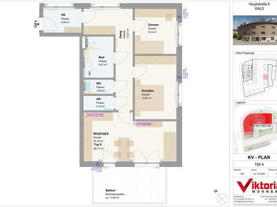 Wohnung mit Balkon kaufen in 5071 Wals (Bild 3)