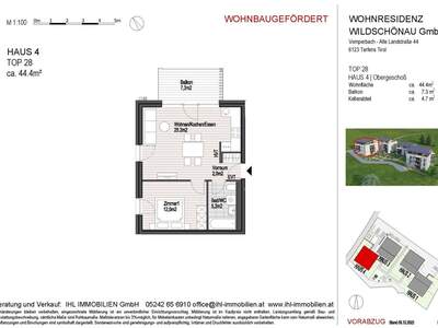 Wohnung mit Balkon kaufen in 6311 Oberau (Bild 4)