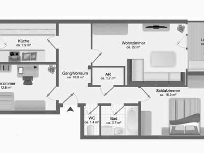 Apartment provisionsfrei mieten in 9900 Tirol