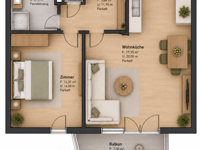 Wohnung provisionsfrei mieten in 1100 Wien