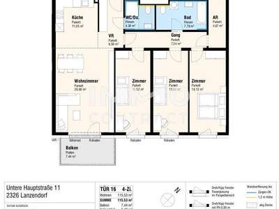 Etagenwohnung kaufen in 2326 Lanzendorf