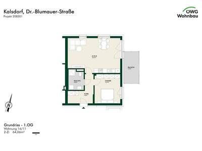 Wohnung mieten in 8401 Kalsdorf