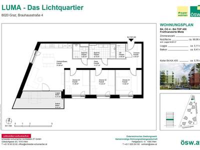 Wohnung mit Balkon mieten in 8020 Graz (Bild 1)