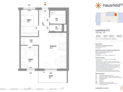 Wohnung mit Balkon mieten in 1220 Wien (Bild 1)