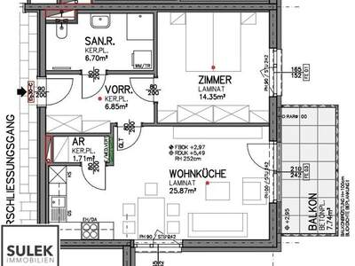 Wohnung mit Balkon mieten in 7000 Eisenstadt (Bild 2)